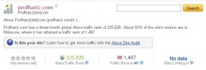 Alexa Ranking1 300x102 Pencapaian ProfHariz.com Oktober 2010