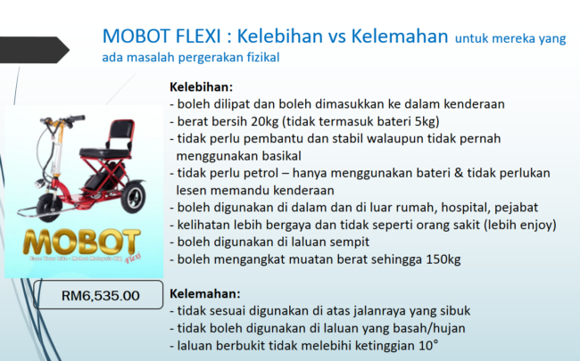 kelebihan mobot escooter wheelchair murah