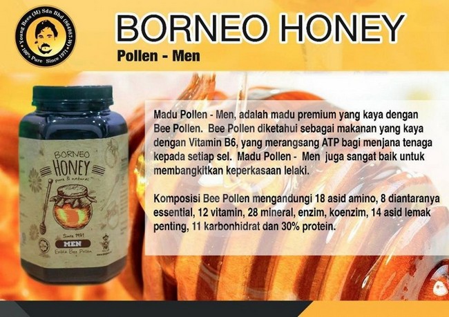 Madu Borneo Terbaik Untuk Merawat Pelbagai Jenis Penyakit