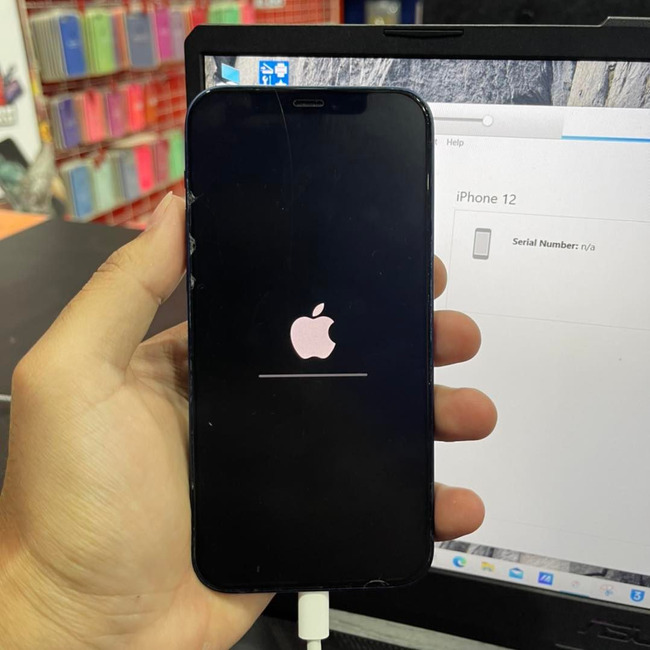 iPhone stuck Apple logo
